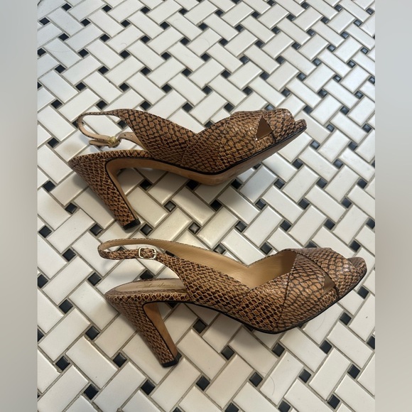 Brown Slingback Heels - Picture 2 of 8